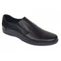 Pantofi barbati negri casual din piele naturala fara siret - De Suceava SP217ELN